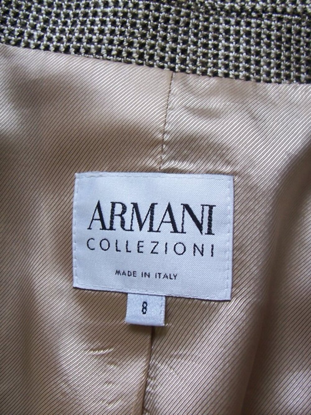 Armani Collezioni Size 8 Blazer Made in Italy Excellent Condition Never Worn - Picture 6 of 6